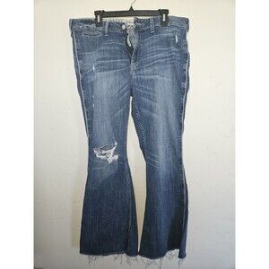 Ariat Women's Blue Jeans , Raw Hem, High Rise Flare, 34S